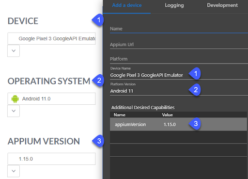 UiPath MDM Sauce configuration form